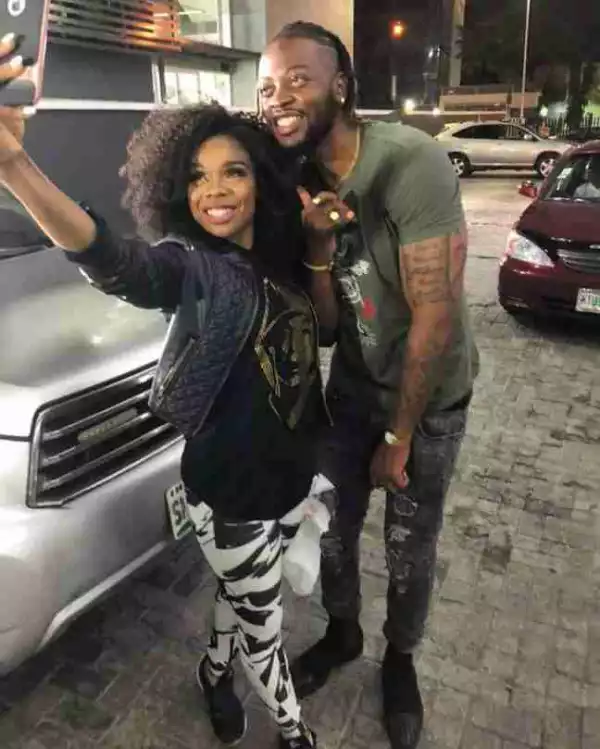 #BBNaija: Teddy A Pictured With Queen Of Dance In Africa, Kaffy